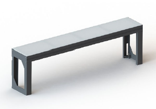 Render of the Bench module